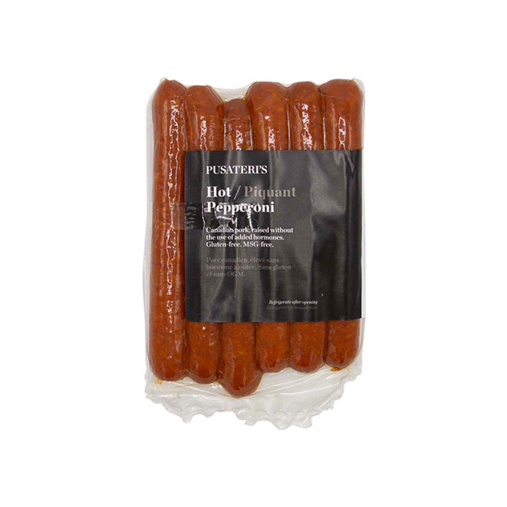 Pusateri's Hot Pepperoni Snack Sticks 0.4lb