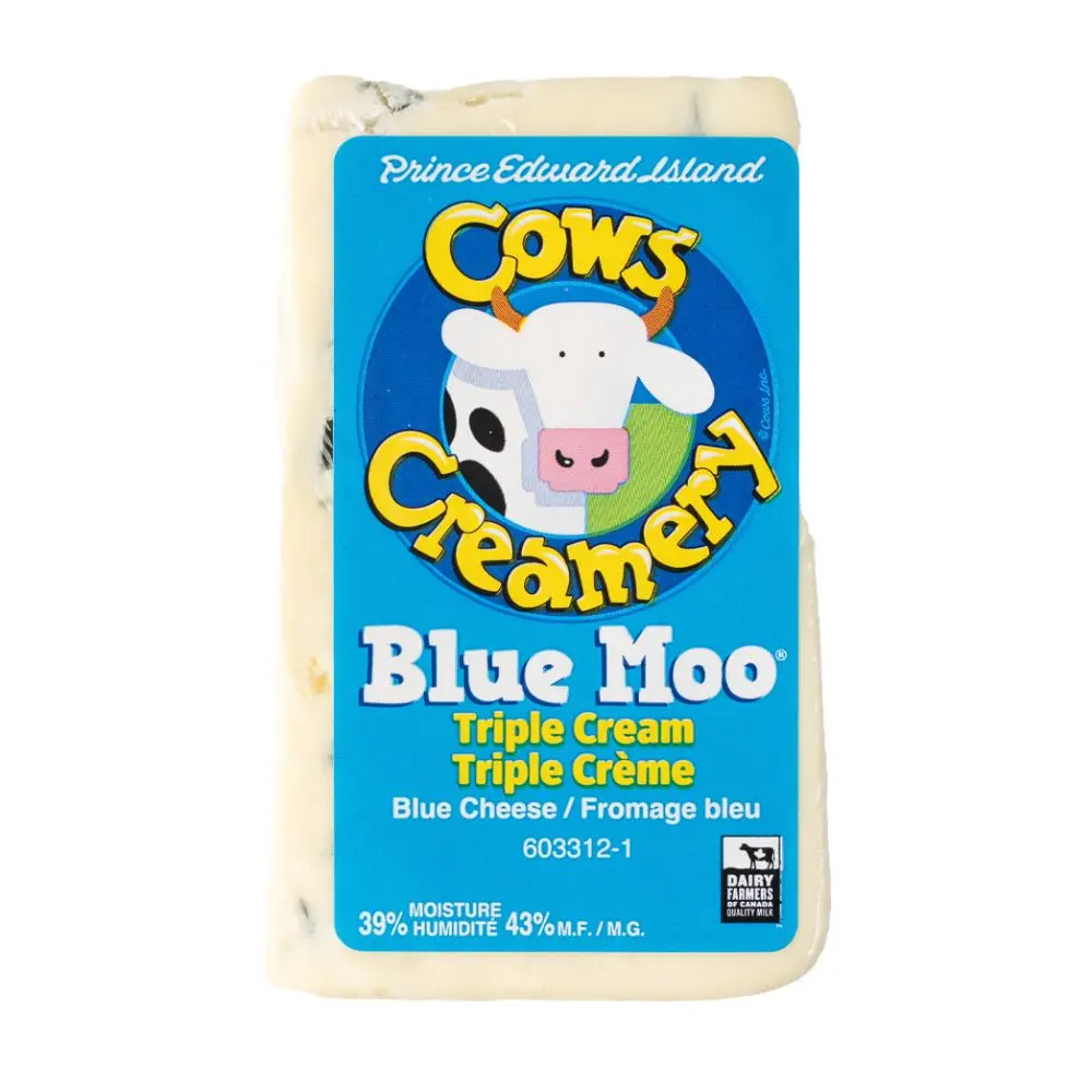 Cows Creamery Triple Cream Blue Moo Cheese 0.4Lb