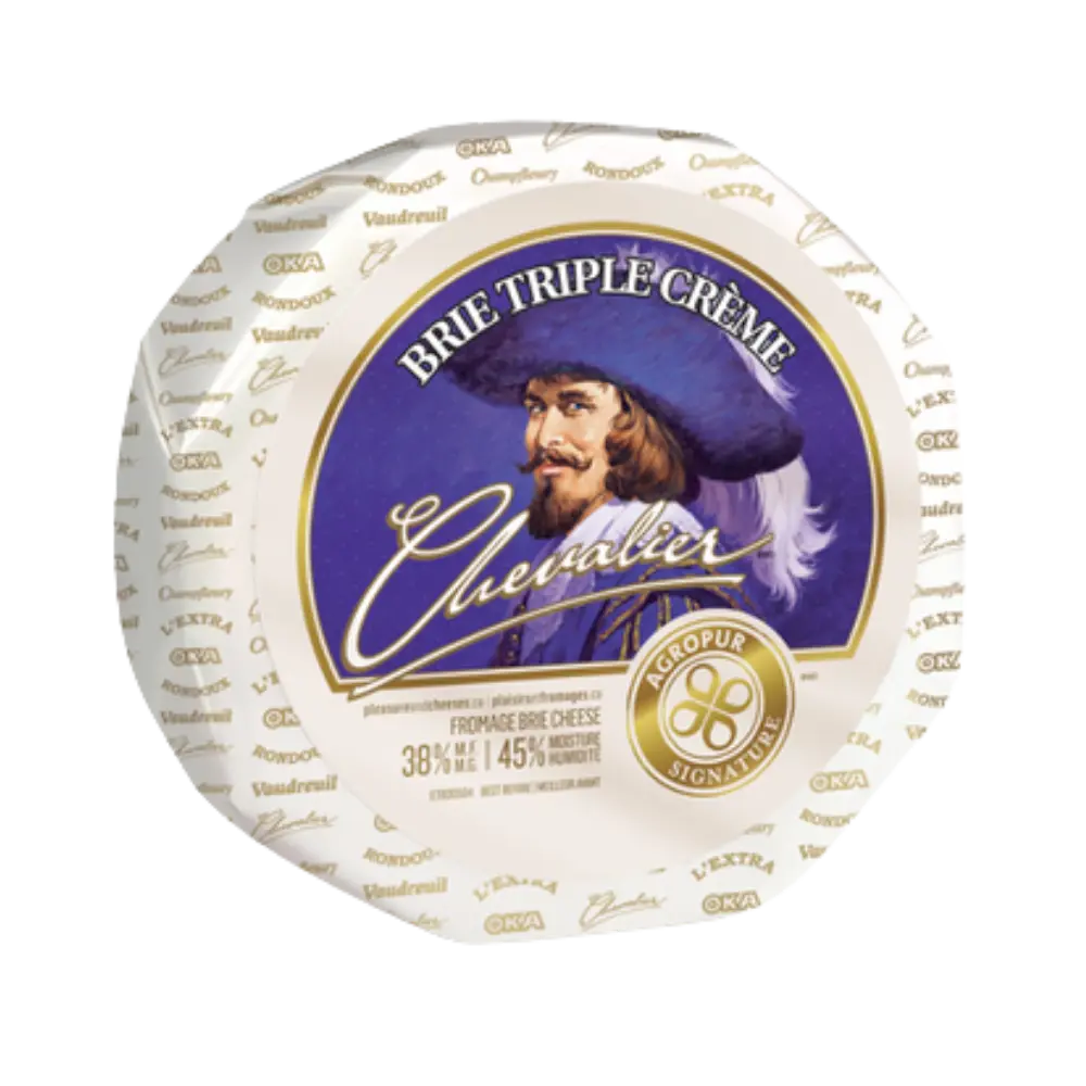 Agropur Triple Cream Chevalier Brie 0.5Lb