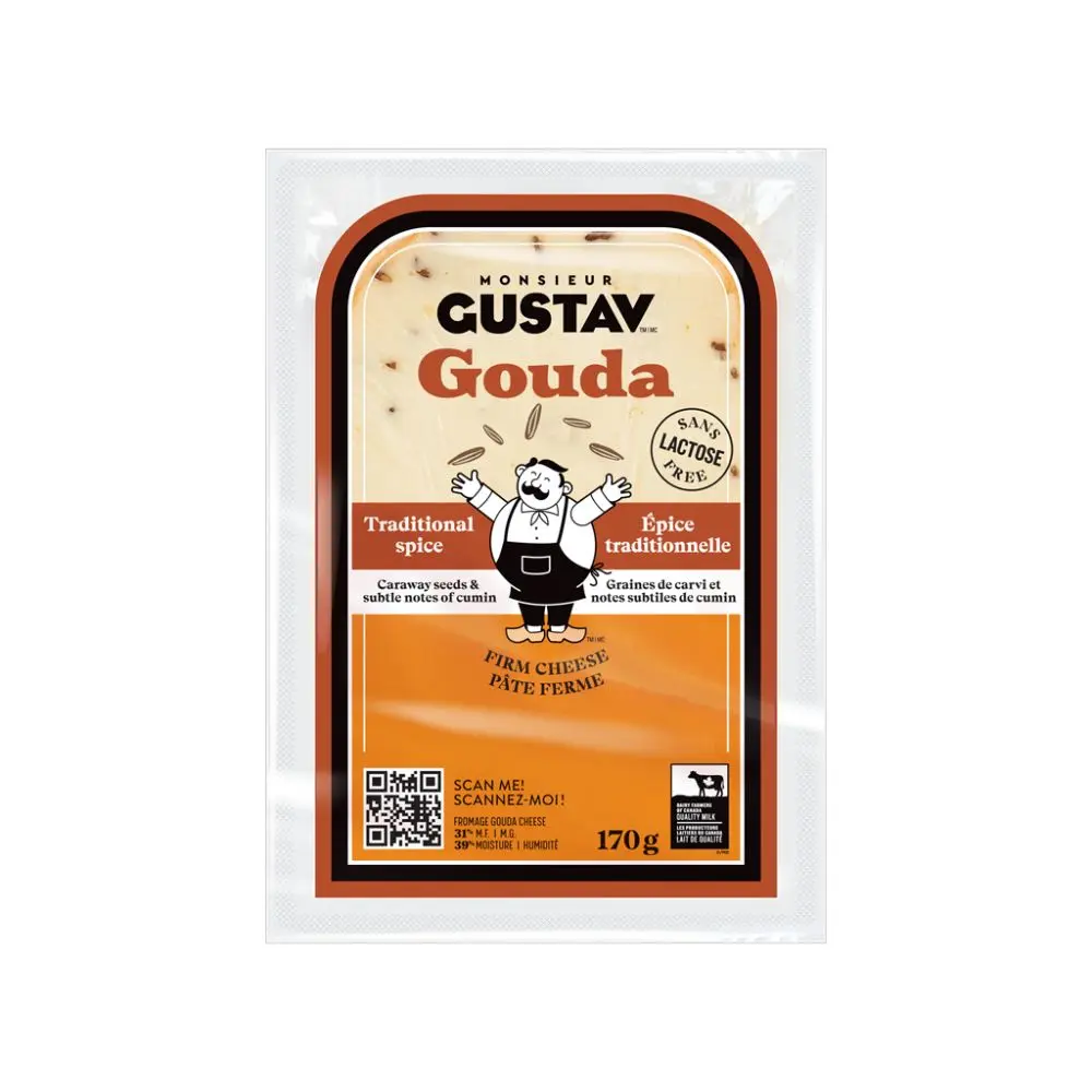 Gustav Gouda Caraway Seed Lactose Free 170g