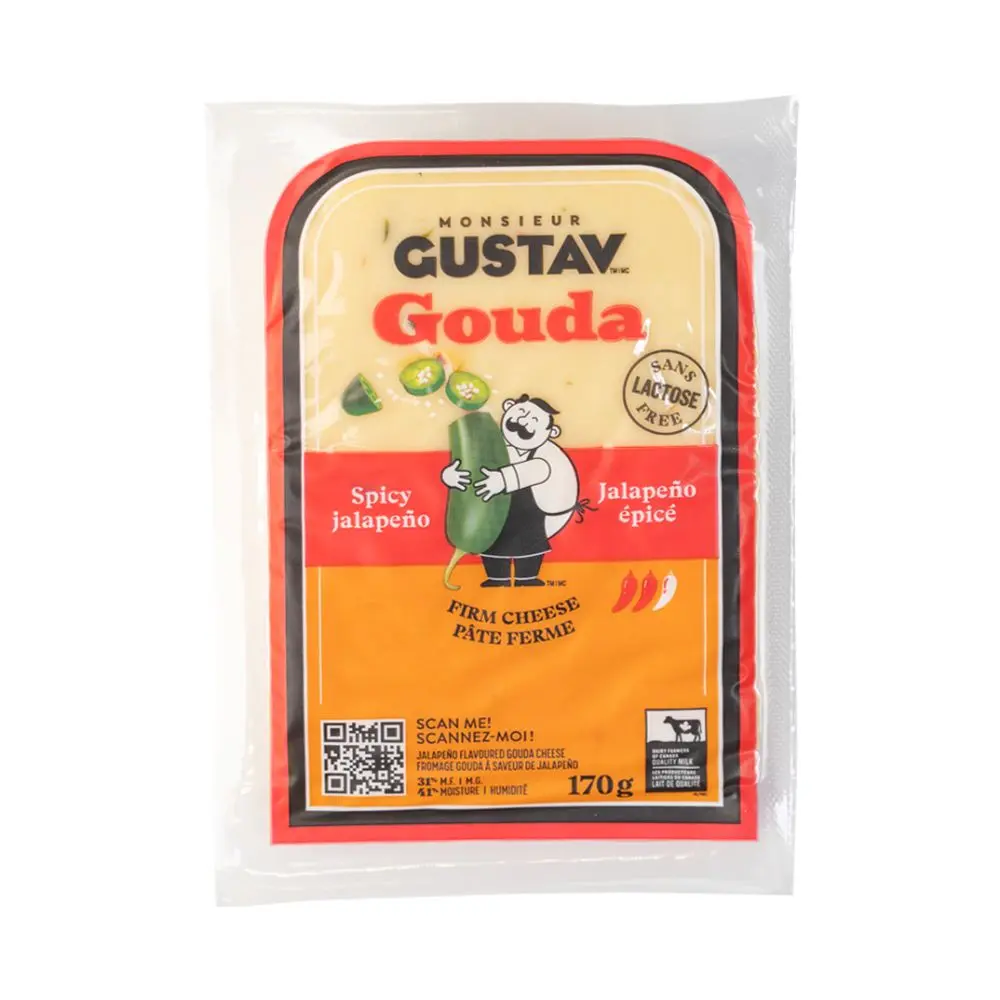 Gustav Gouda Jalapeno Lactose Free 170g