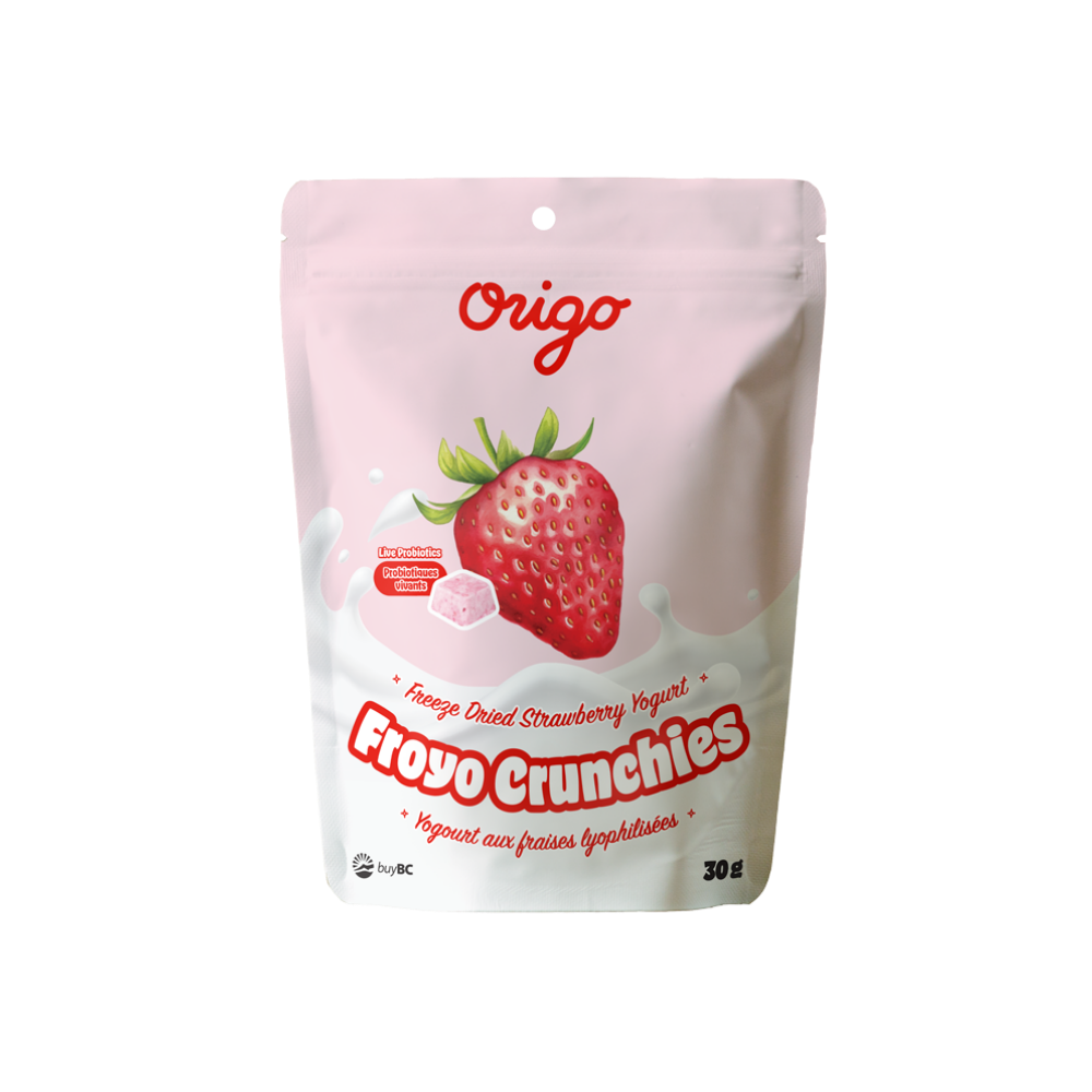 Origo Strawberry Froyo Crunchies 30G