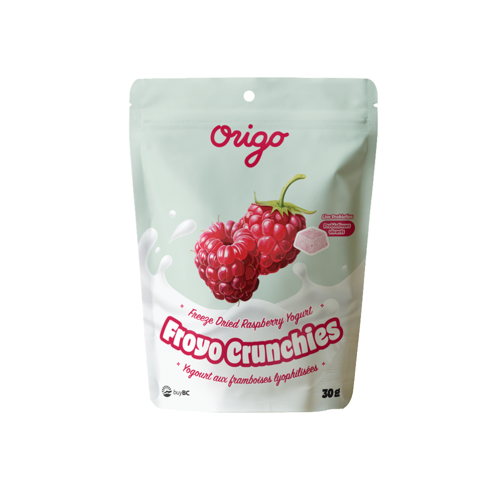 Origo Raspberry Froyo Crunchies 30G