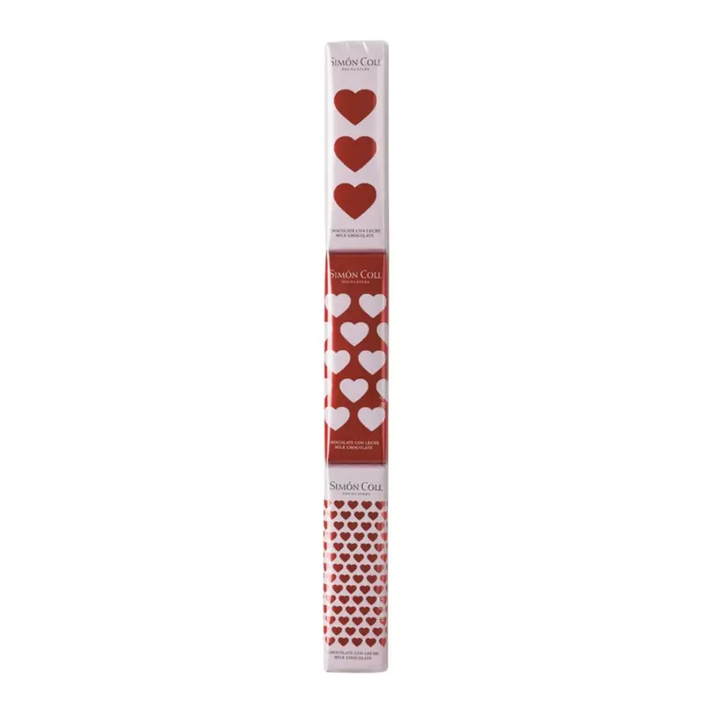 Simon Coll Trio Milk Chocolate Heart Bars 54G