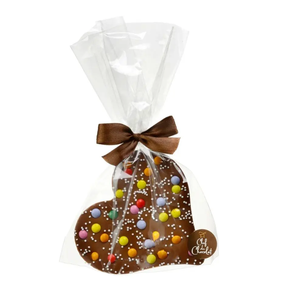 Van Ham Milk Chocolate Confetti Heart 100G