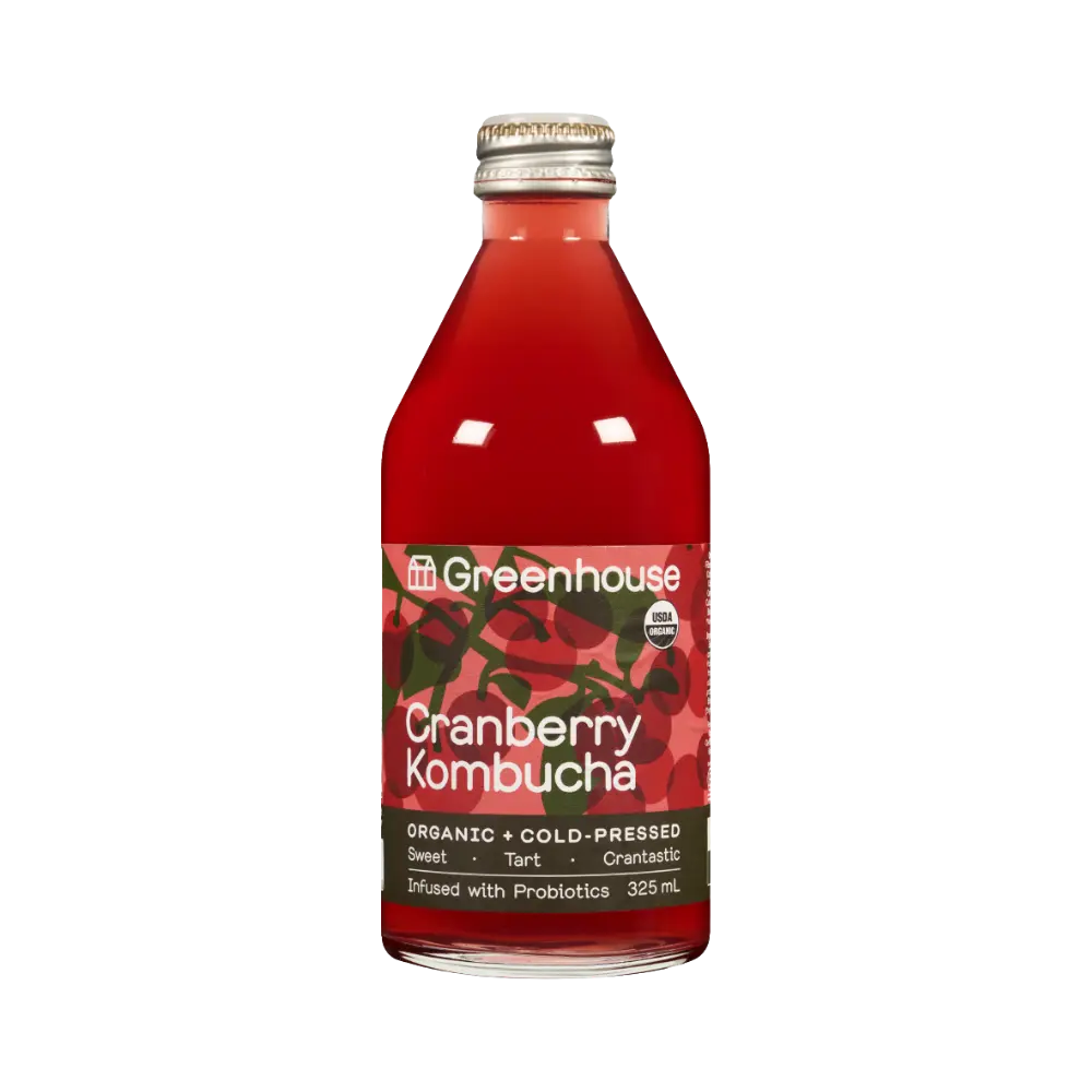 Greenhouse Cranberry Kombucha 325ml