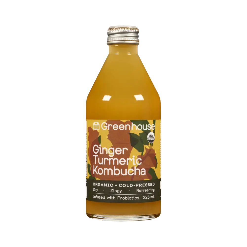 Greenhouse Ginger Turmeric Kombucha 325ml