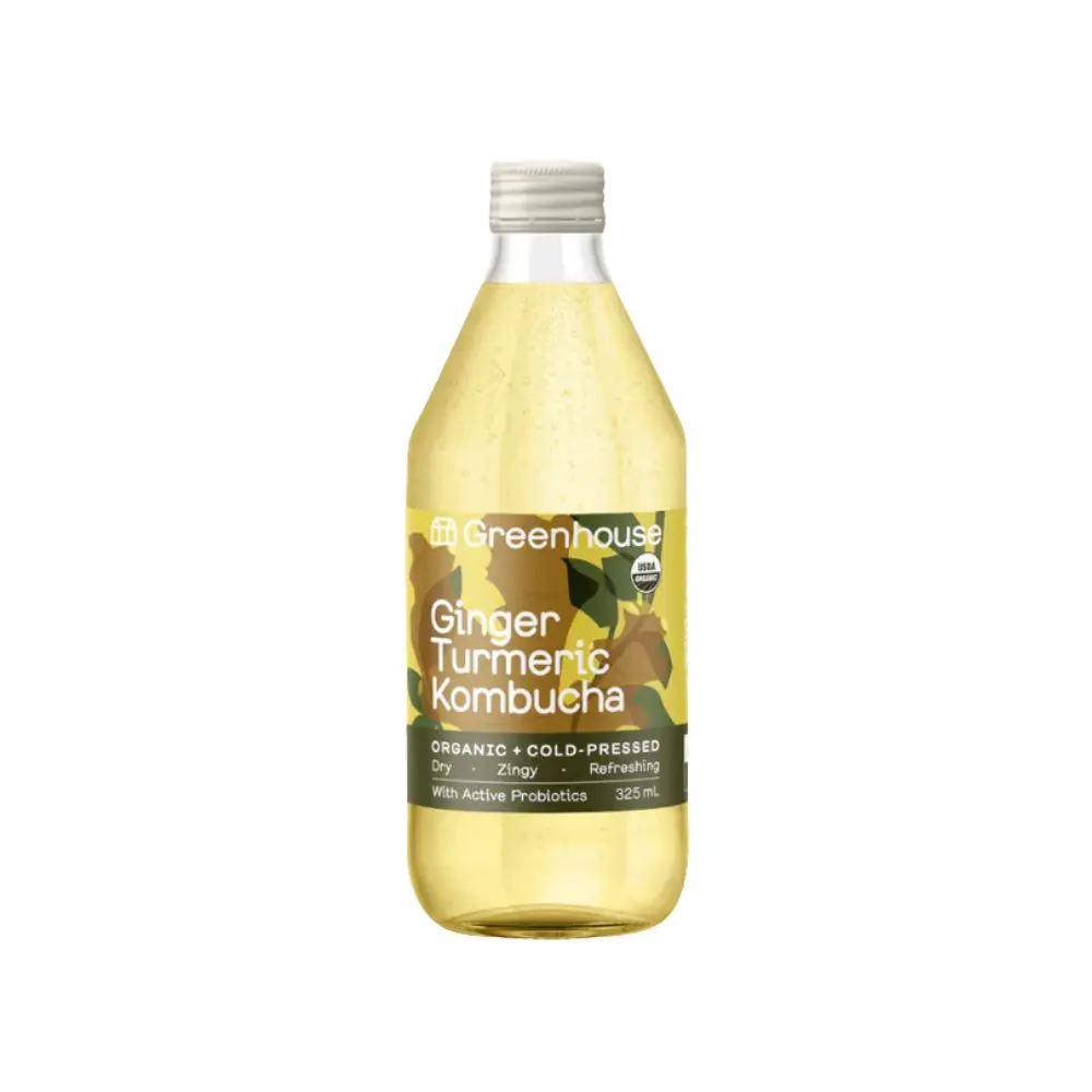 Greenhouse Ginger Turmeric Kombucha 325ml