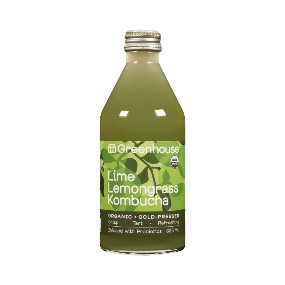Greenhouse Lime Lemongrass Kombucha 325ml