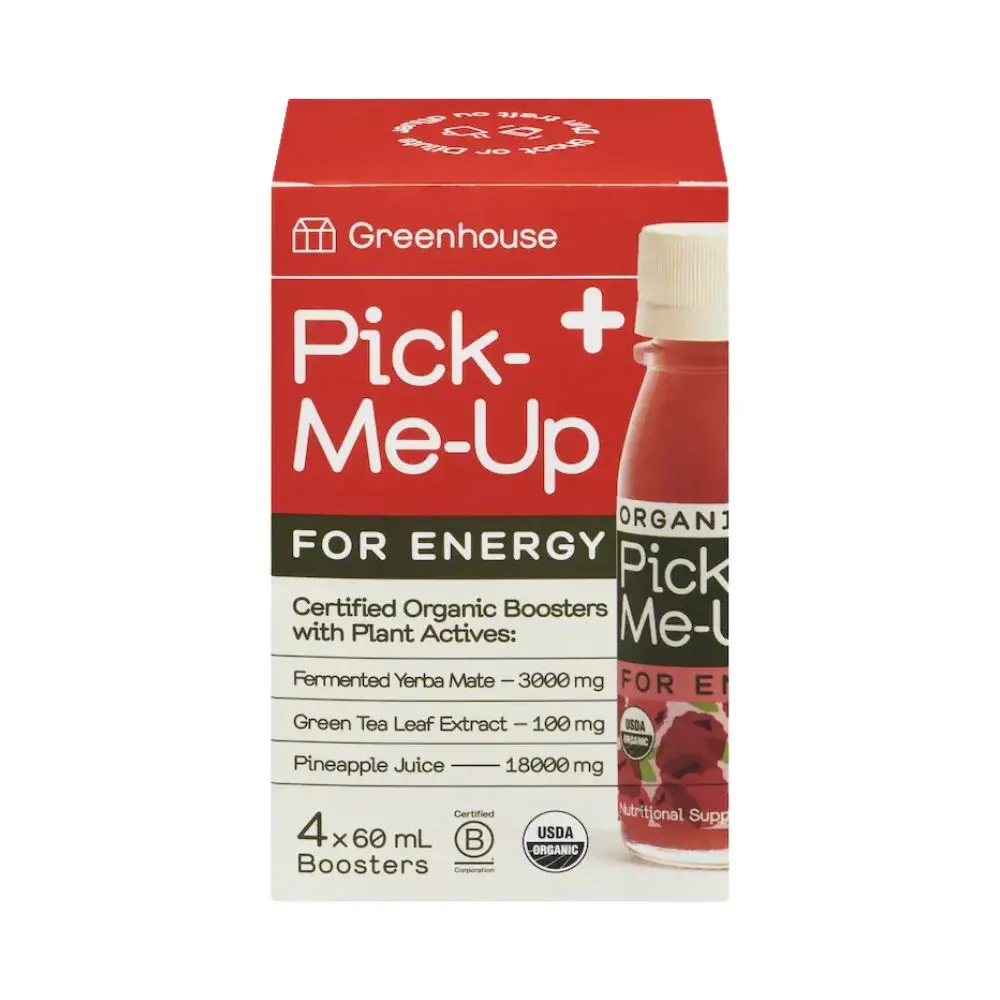 Greenhouse Pick Me Up 4 X 60ml