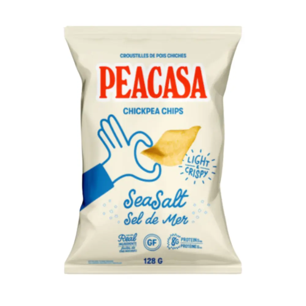 Peacasa Sea Salt Chickpea Chips 128G