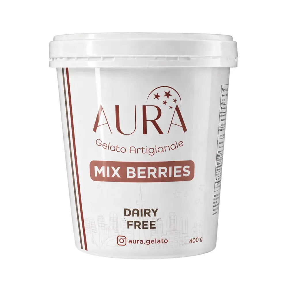 Aura Gelato Artigianale  Mix Of Berries Sorbet 400G