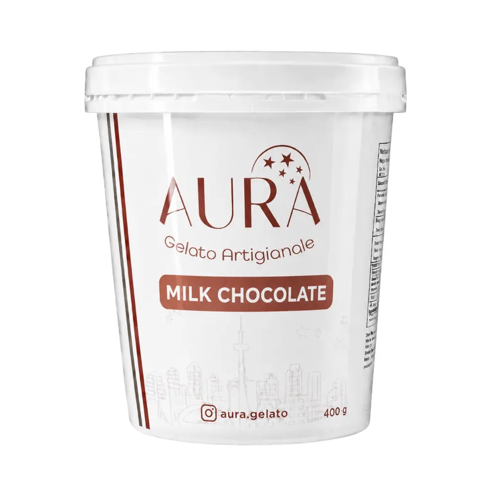 Aura Gelato Artigianale  Milk Chocolate Gelato 400G