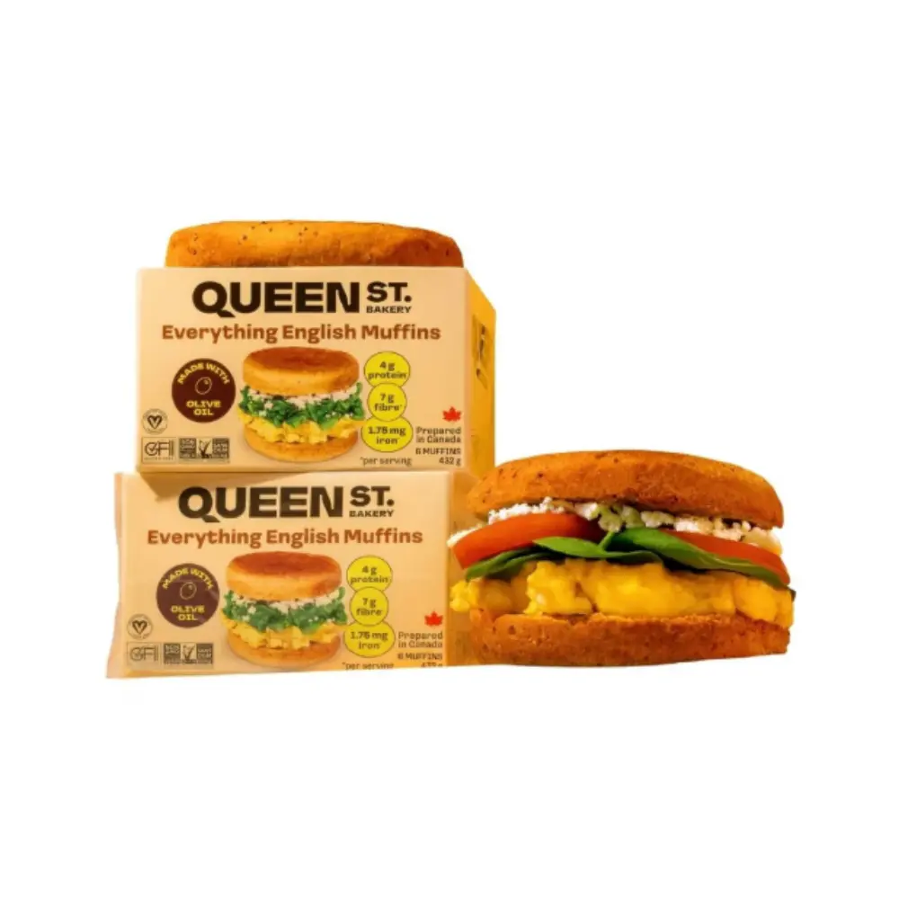 Queen St Bakery Everything English Muffins 432G