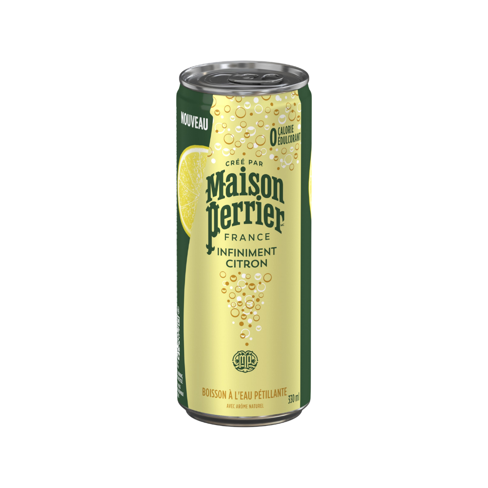 Maison Perrier Sparkling Forever Lemon Slim Cans 330ml