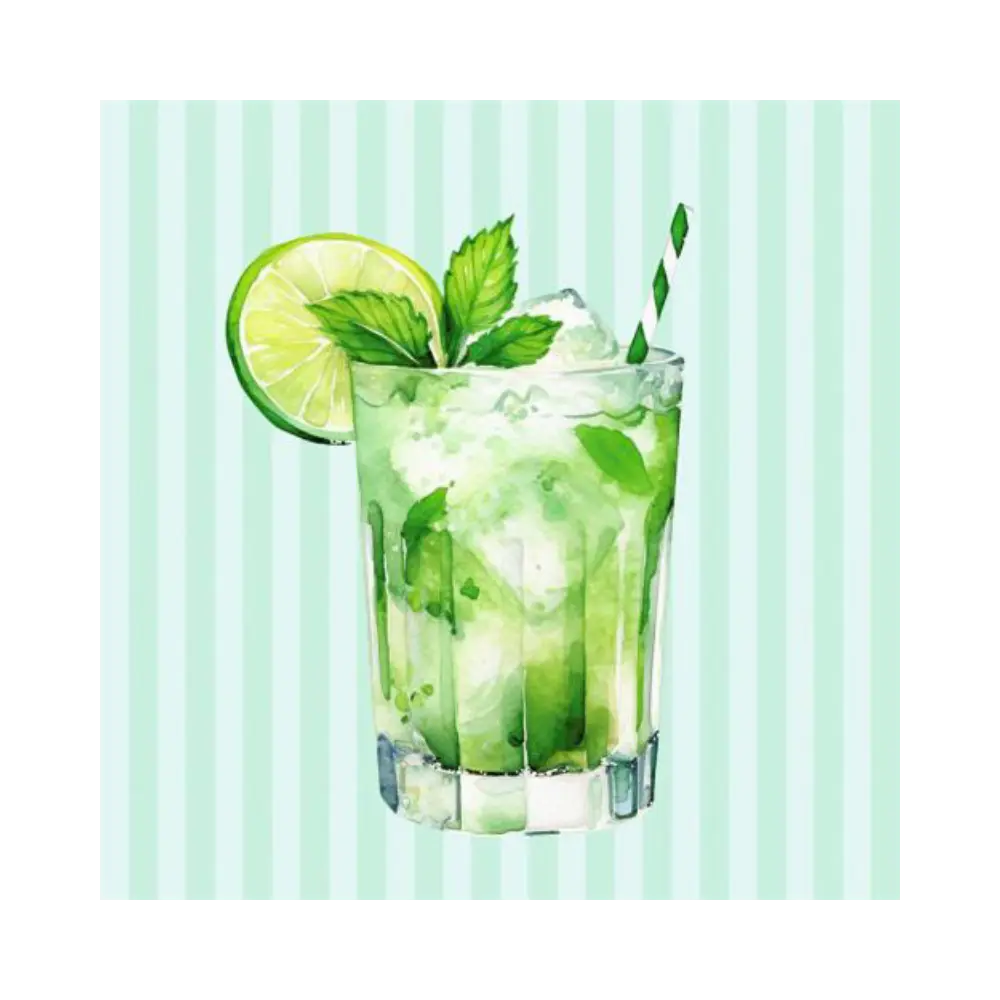 Art For The Table Classic Mojito 13In Napkins 20Pc