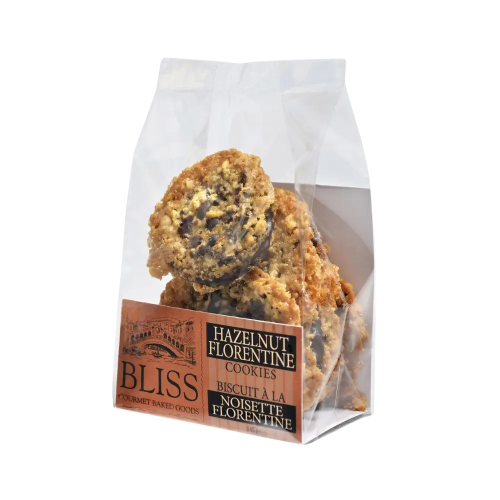 Bliss Hazelnut Florentine Cookies 145G