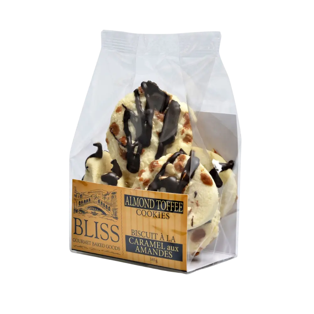 Bliss Almond Toffee Cookies 165G