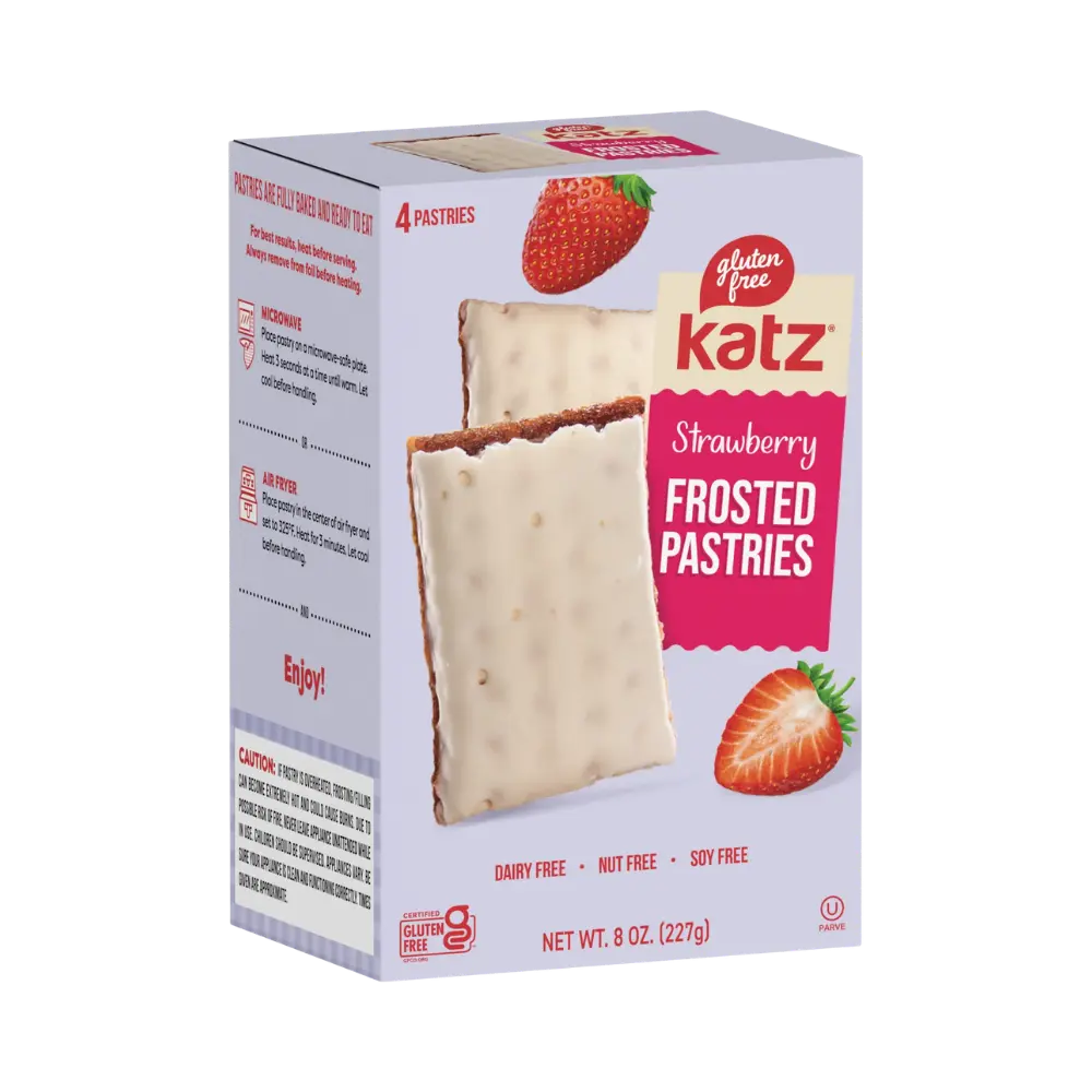 Katz Strawberry Gf Toaster Pastries 227G