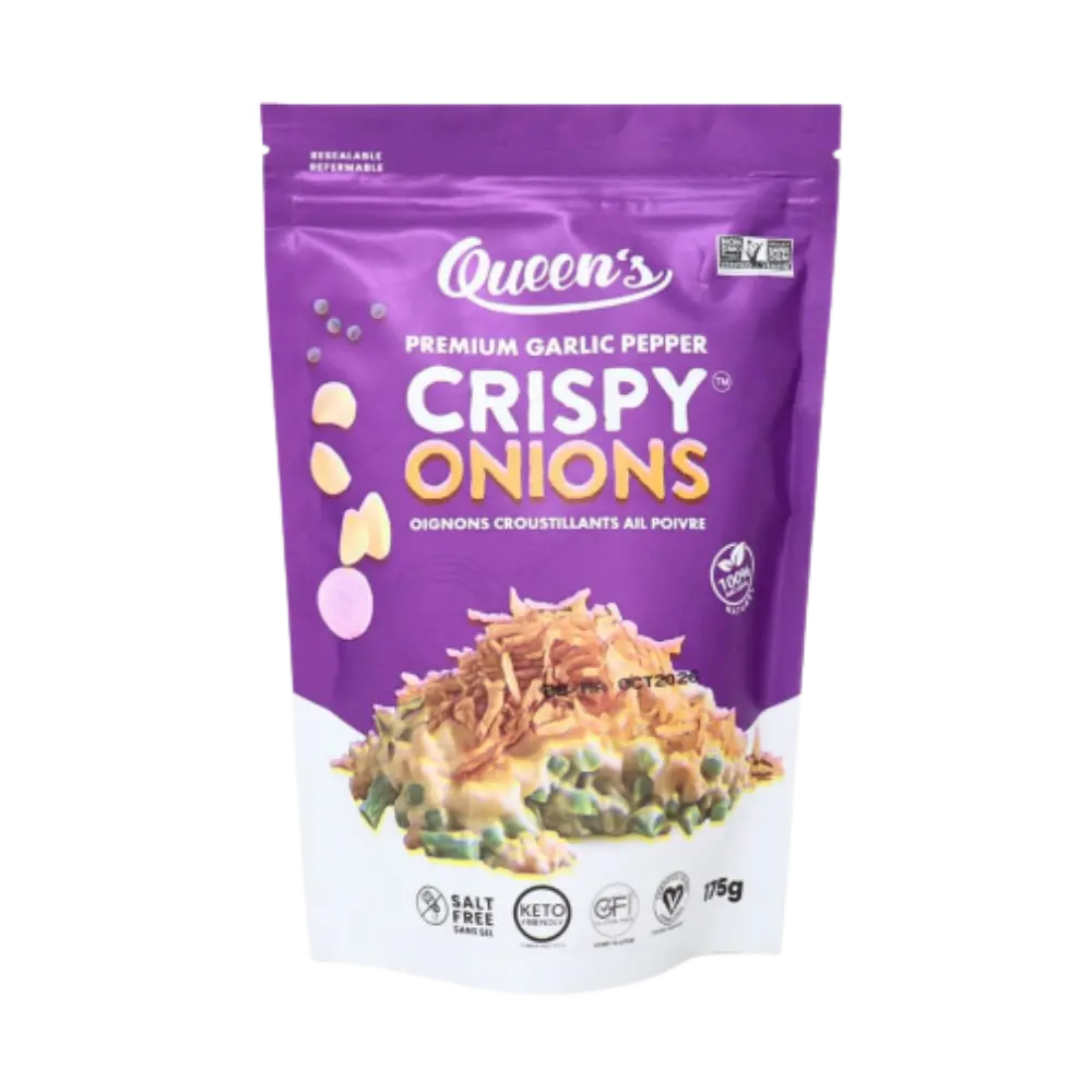 Queen's Premium Spicy Garlic Pepper Crispy Onion 175G