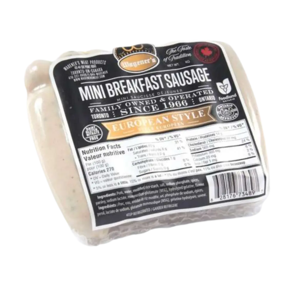 Wageners Mini Breakfast Sausages 0.3Lb