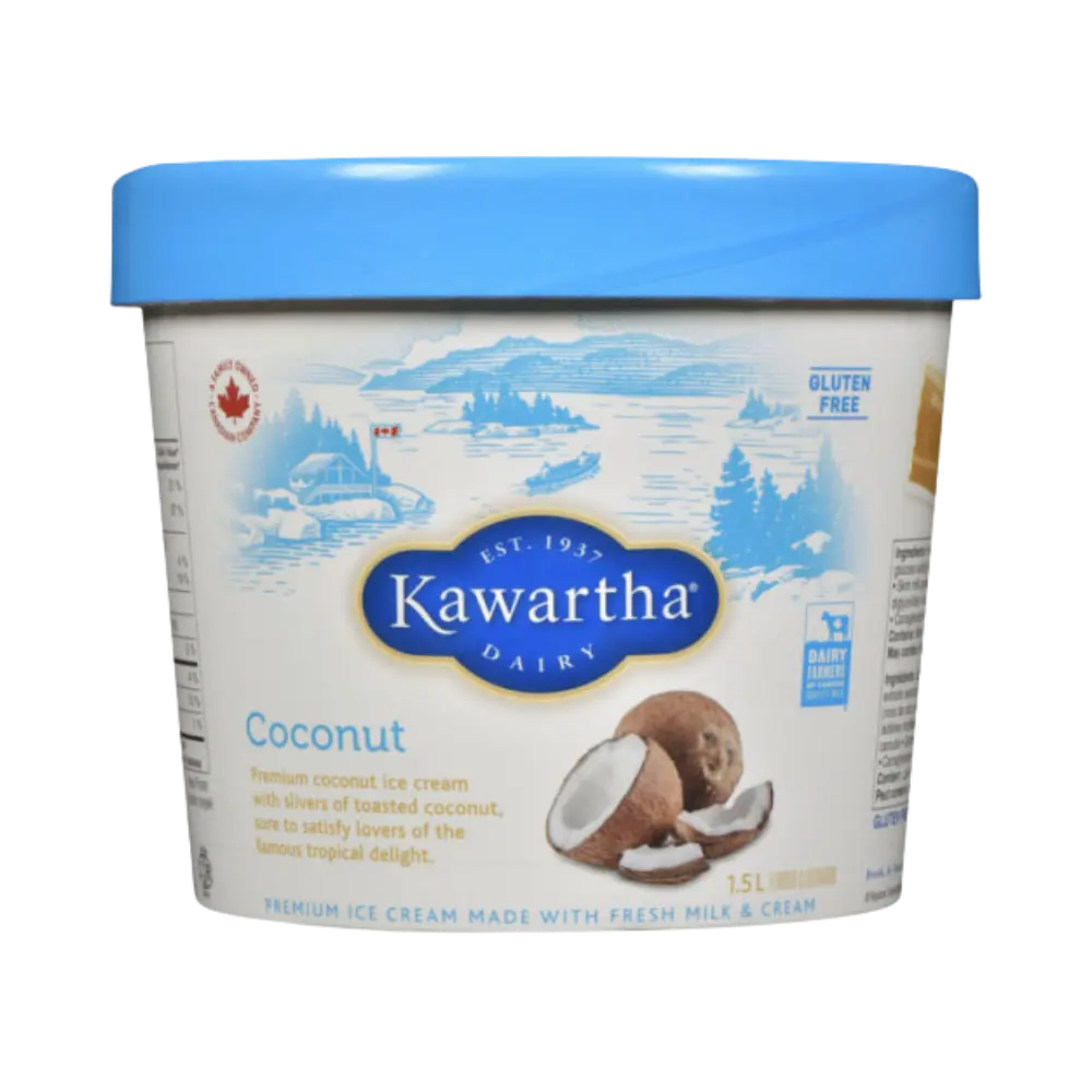 Kawartha Coconut Ice Cream 1.5Lt