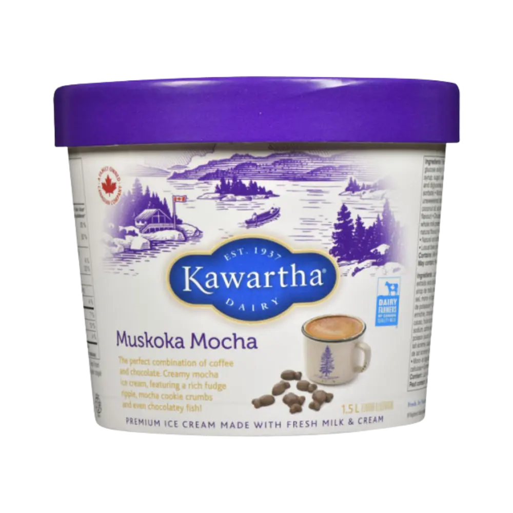 Kawartha Muskoka Mocha Ice Cream 1.5Lt
