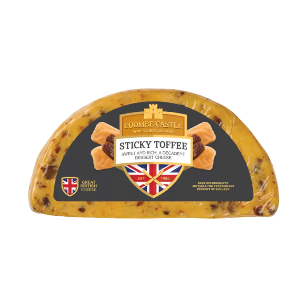 Coombe Castle Sticky Toffee Cheese 180G