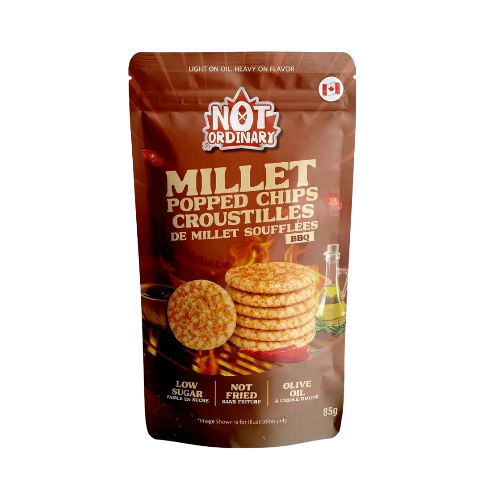 Not Ordinary Chips Bbq Millet Chips 85G