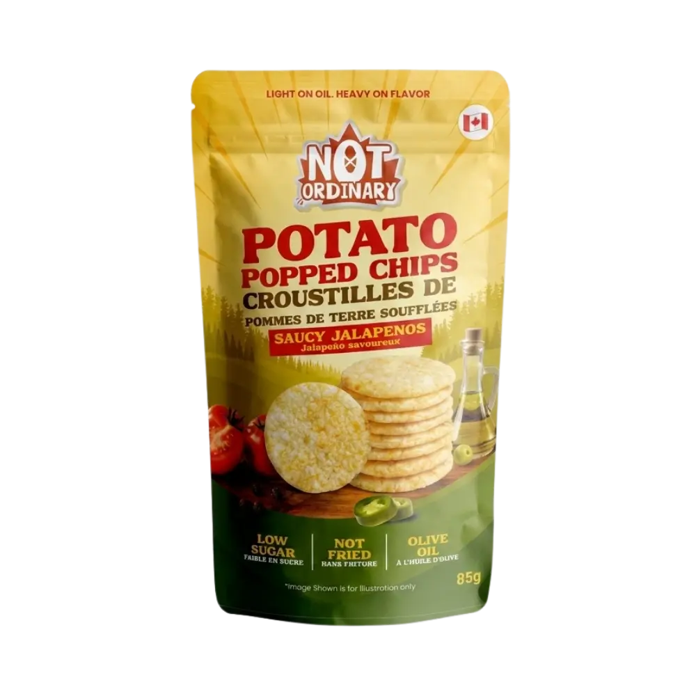 Not Ordinary Chips Saucy Jalapeno Potato Chips 85G