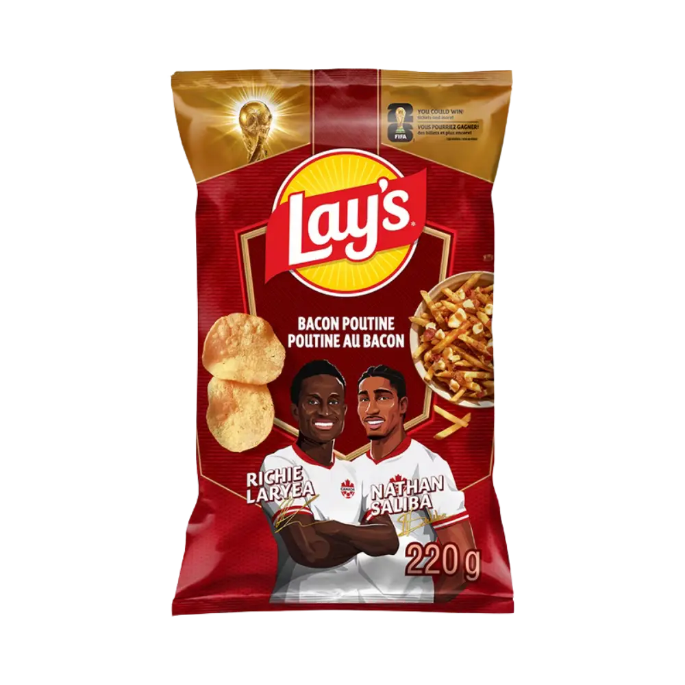 Lays Bacon Poutine FIFA Chips 220g