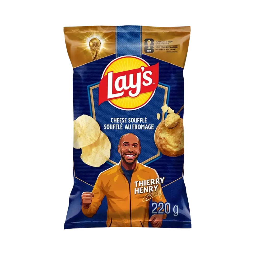 Lays Cheese Souffle FIFA Chips 220g