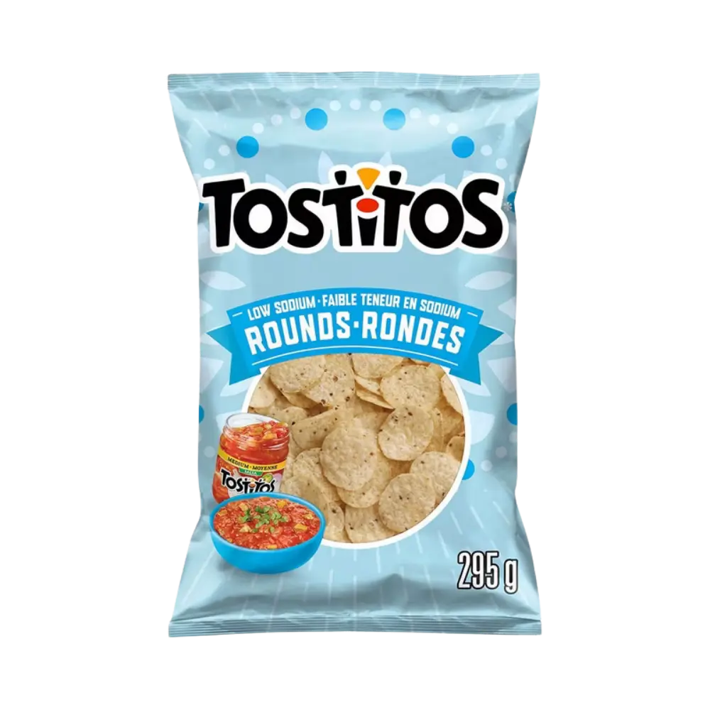 Tostitos Low Sodium Tortilla Rounds 295g