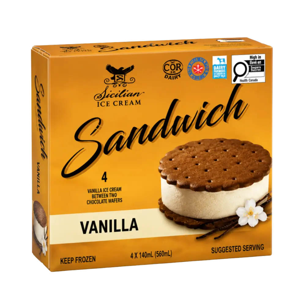 Sicilian Ice Cream Sandwiches 12Ea