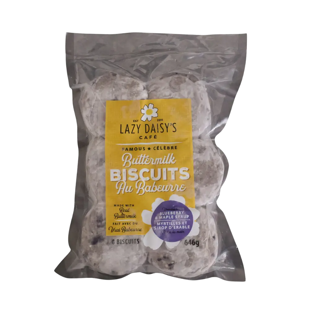 Lazy Daisy Blueberry & Maple Syrup Frozen Buttermilk Biscuits 646G