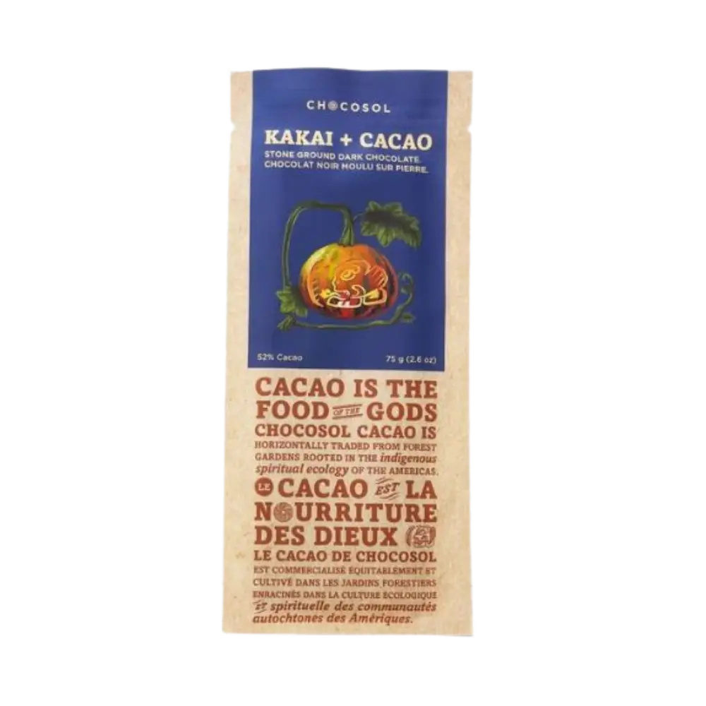 Chocosol  Chocolate Kakai Cacao 75G