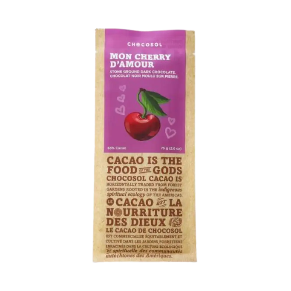 Chocosol  Chocolate Mon Cherry 75G