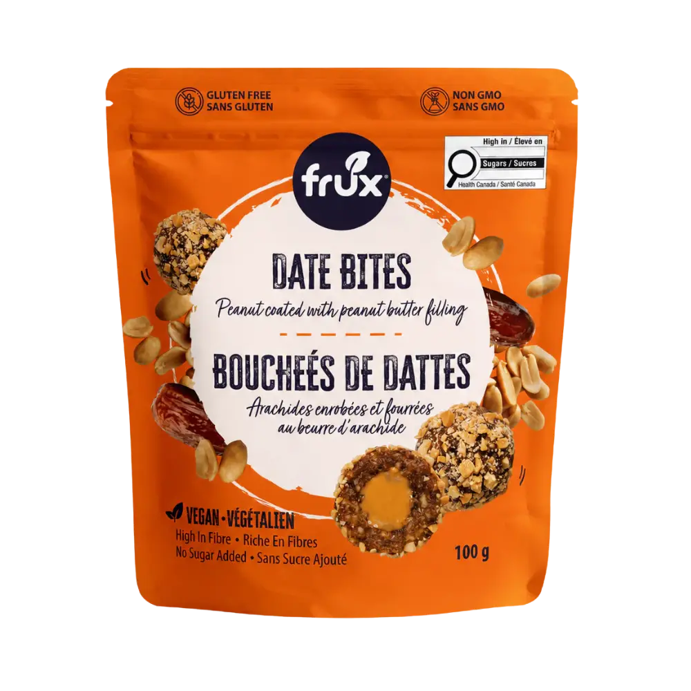 Frux Peanut Coated Peanut Butter Filling Date Bites 100G 