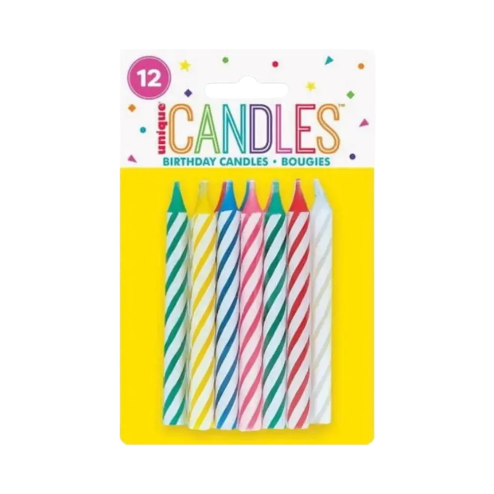 Unique Happy Birthday Candles 13Pk