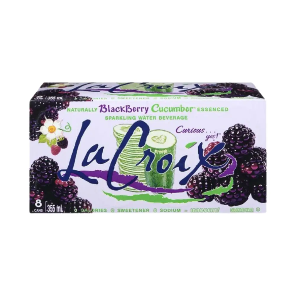 La Croix Blackberry Cucumber Sparkling Water 8 X 355Ml