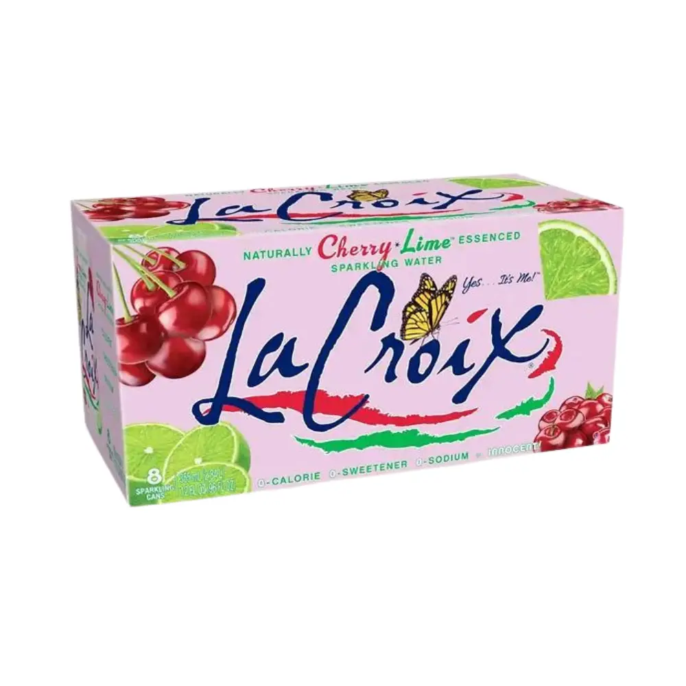 La Croix Cherry Lime Sparkling Water 8 X 355Ml