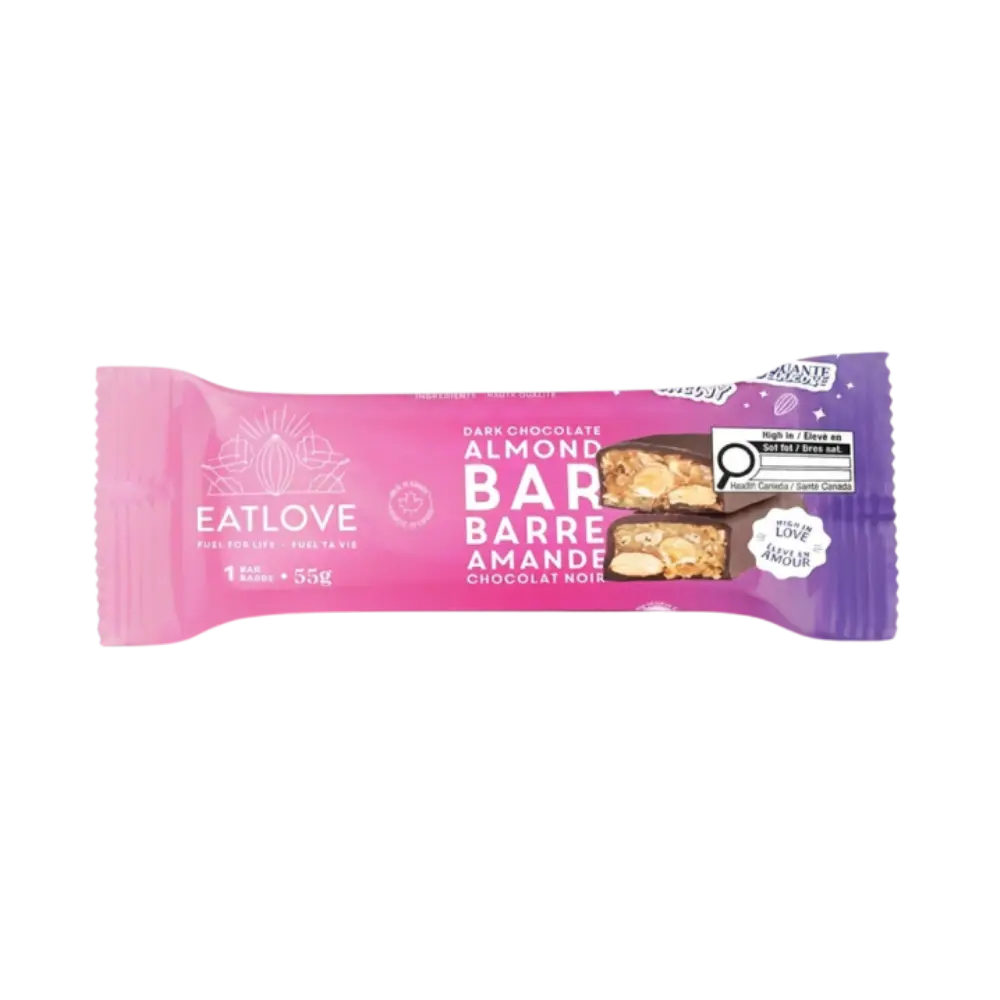 Eatlove Almond Dark Chocolate Bar 55G