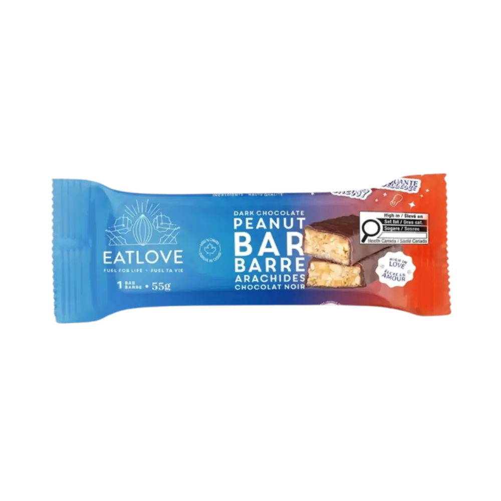 Eatlove Peanut Dark Chocolate Bar 55G