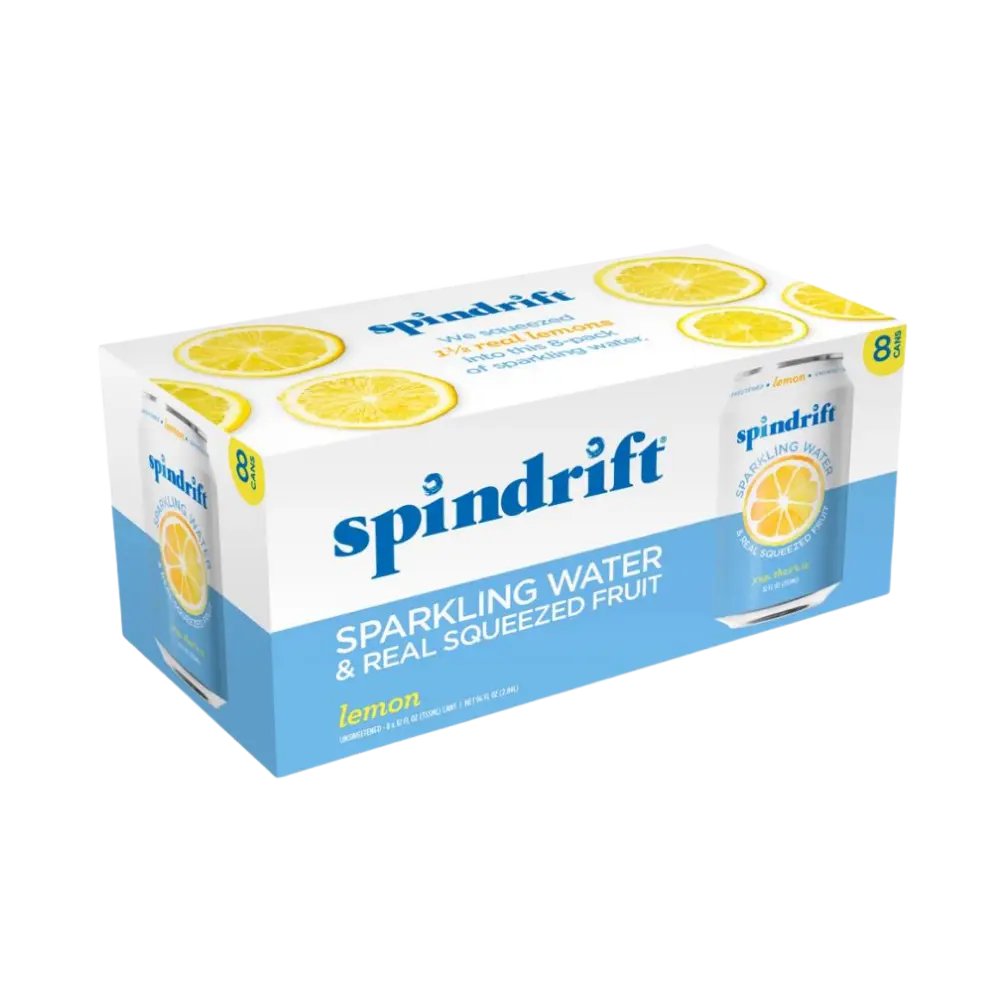 Spindrift Lemon Sparkling Water 8Pk
