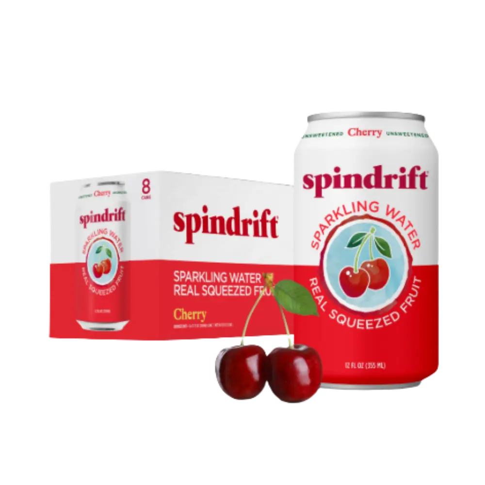 Spindrift Cherry Sparkling Water 8Pk
