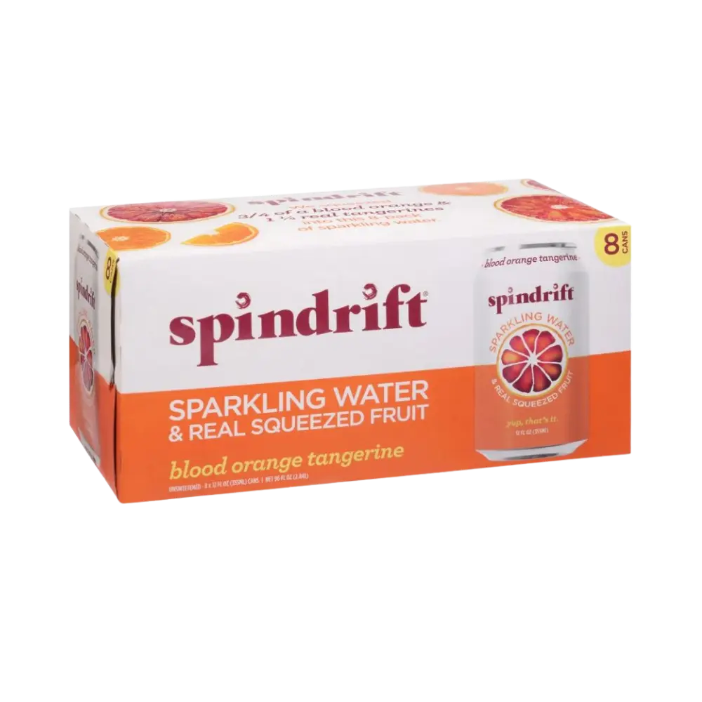 Spindrift Blood Orange Sparkling Water 8Pk