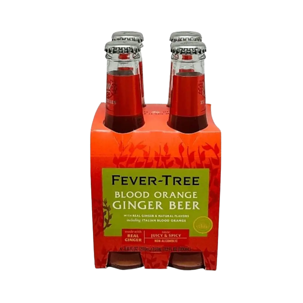 Fever Tree Blood Orange Ginger Beer 4 X 200ml