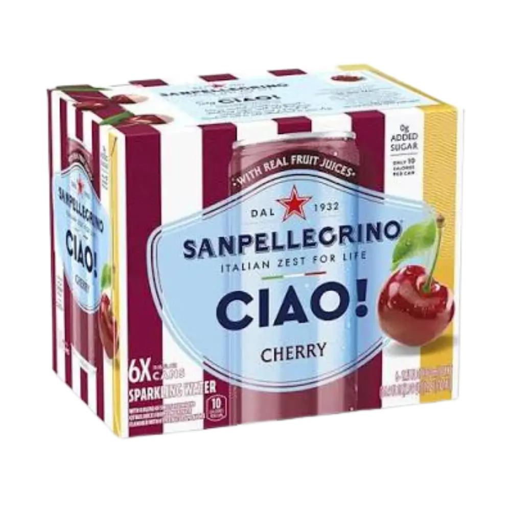 San Pellegrino Ciao Cherry Sparkling Water 6 X 330Ml