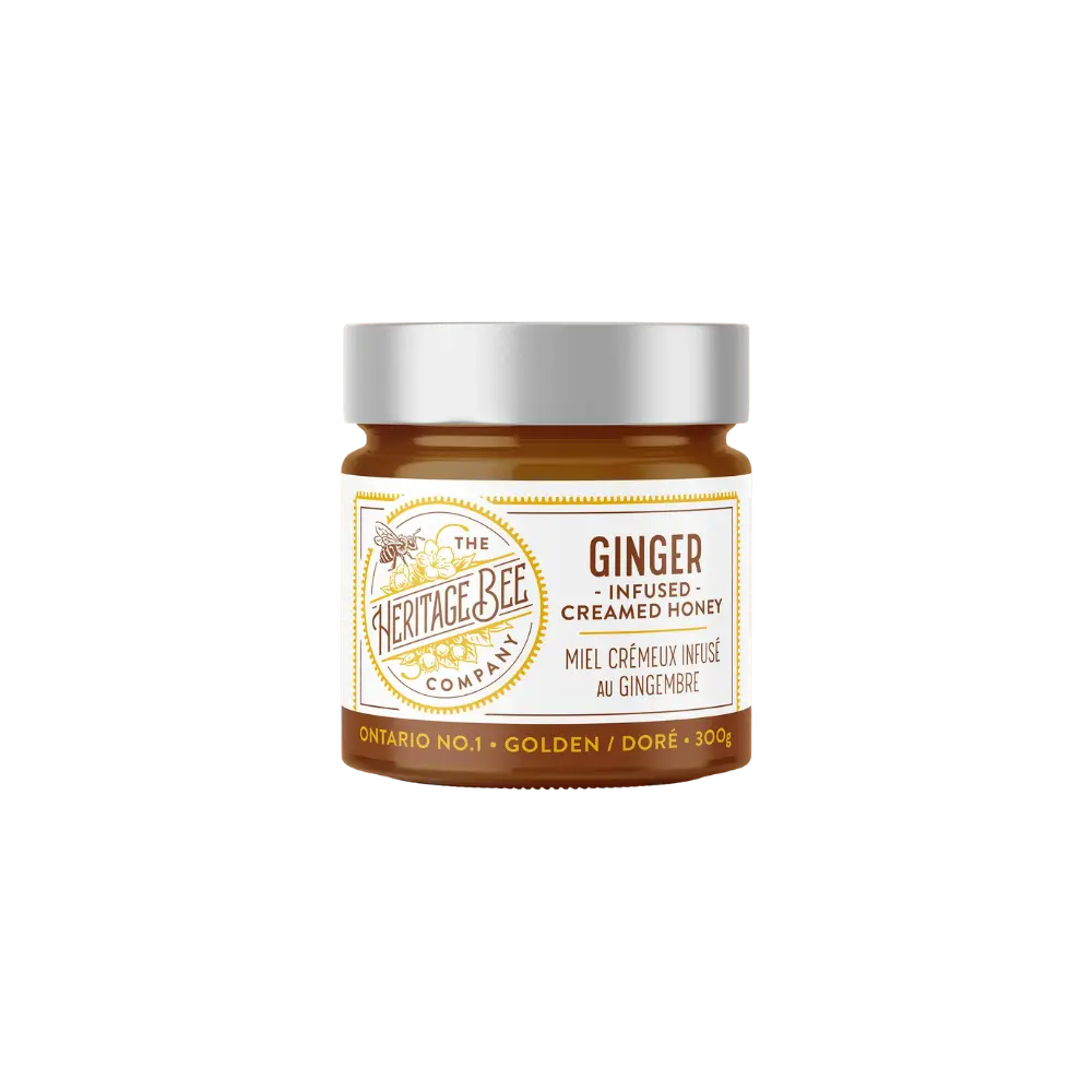 The Heritage Bee Co. Ginger Infused Creamed Honey 300G