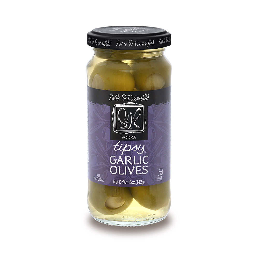 Sable & Rosenfeld Vodka Garlic Olives 142G
